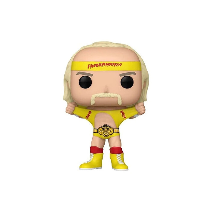 WWE - Figurine POP! Hulkamania avec ceinture 9 cm
