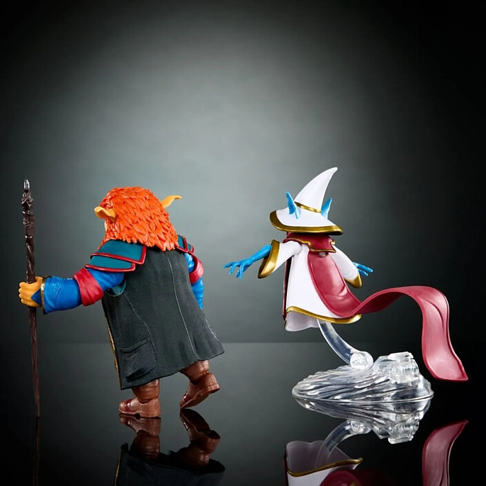 Les Maîtres de l'Univers Revolution - Pack 2 figurines Gwildor & Orko 13 cm pas cher