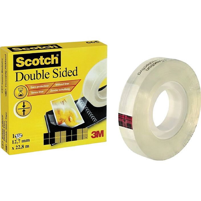 2 Rouleaux De Ruban Adhésif Double Face En Tissu - 22 M, Lavable, Pour Couture Et DIY, Tissus Extensibles - 3