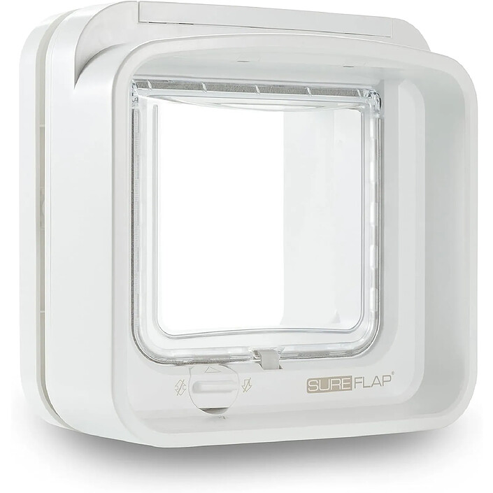 SUREFLAP DualScan Chatiere à puce électronique blanc