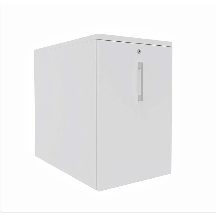 VINCO Caisson tower hauteur bureau H.73,5cm x L.47 x P.80 blanc