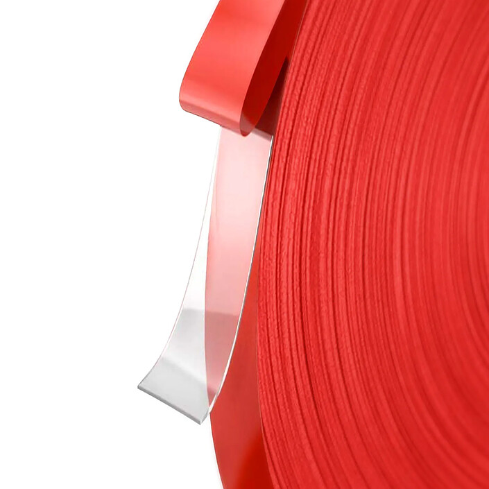 Clappio Adhésif réparation double-face 50m Adhésion forte Largeur 3mm Transparent pas cher