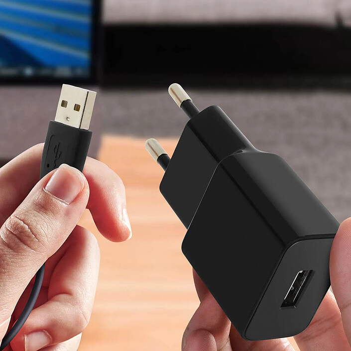 Acheter Maxlife Chargeur Secteur USB 1A Smartphone Téléphone + Câble micro-USB Noir