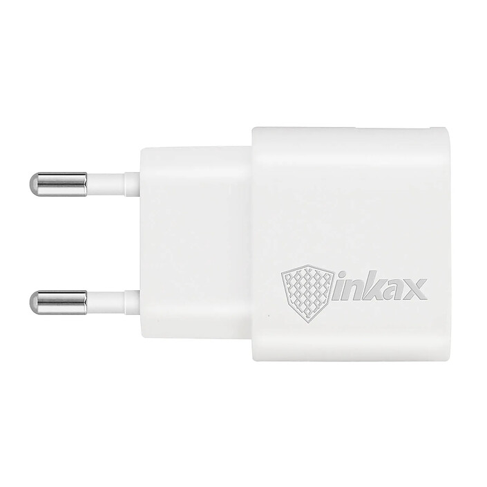 Inkax Chargeur Secteur + Câble Micro USB 1A Blanc pas cher