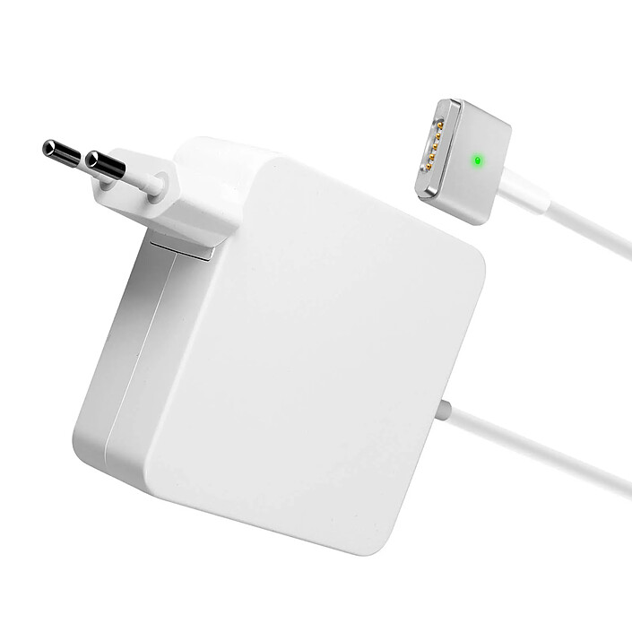 Avizar Chargeur Macbook Magsafe 2 Magnétique Charge Rapide 60W Indicateur LED Blanc