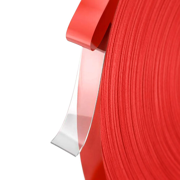 Clappio Adhésif réparation double-face 50m Adhésion forte Largeur 5mm Transparent pas cher