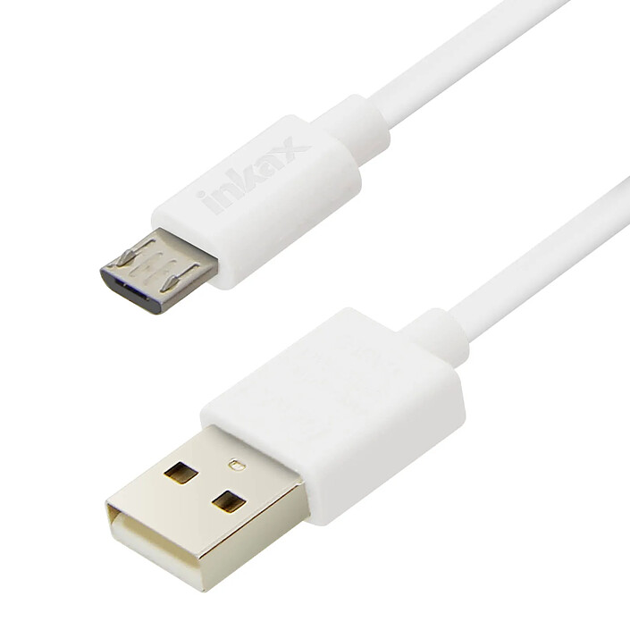 Avis Inkax Chargeur Secteur + Câble Micro USB 1A Blanc