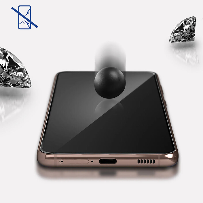 Acheter 3mk Film Samsung Galaxy S21 Flexible Verre organique 8H Résistant NeoGlass 3mk