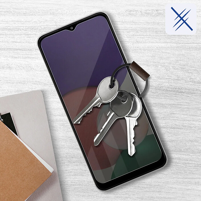 3mk Film Samsung A22 5G Flexible Auto-régénérant Fin 0.17mm 3mk Arc+ Transparent pas cher