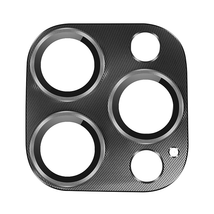 enkay Verre Caméra pour iPhone 15 Pro et 15 Pro Max Cadre Alliage Aluminium Enkay Gris