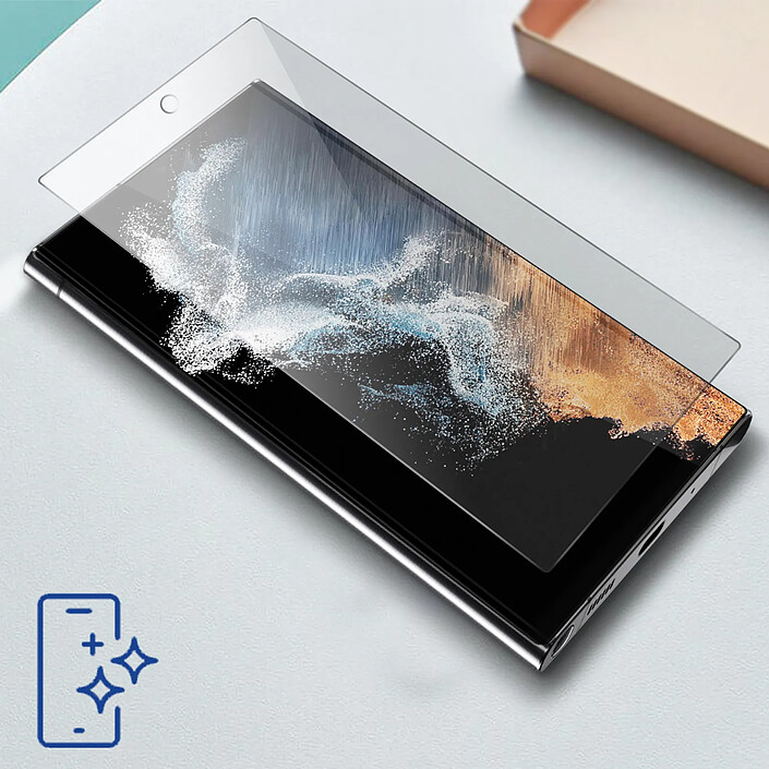 Avis 3mk Film Galaxy S22 Ultra Flexible Auto-régénérant Fin 0.17mm 3mk Arc+ Transparent