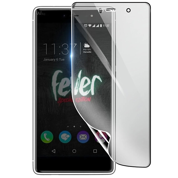 3mk Protection Écran pour Wiko Fever en Hydrogel Antichoc Transparent