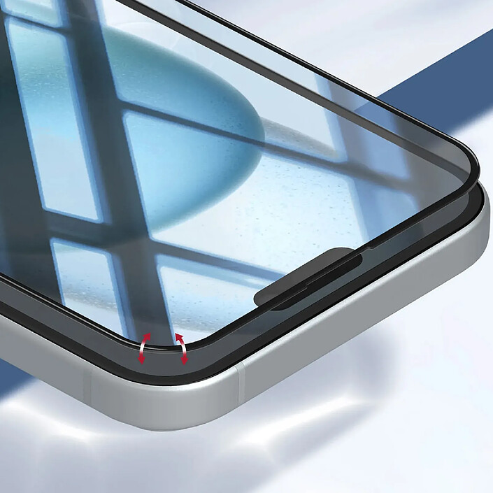 Acheter Force Glass Protection d'écran pour iPhone 15 en Verre Organique 2.5D Original Transparent