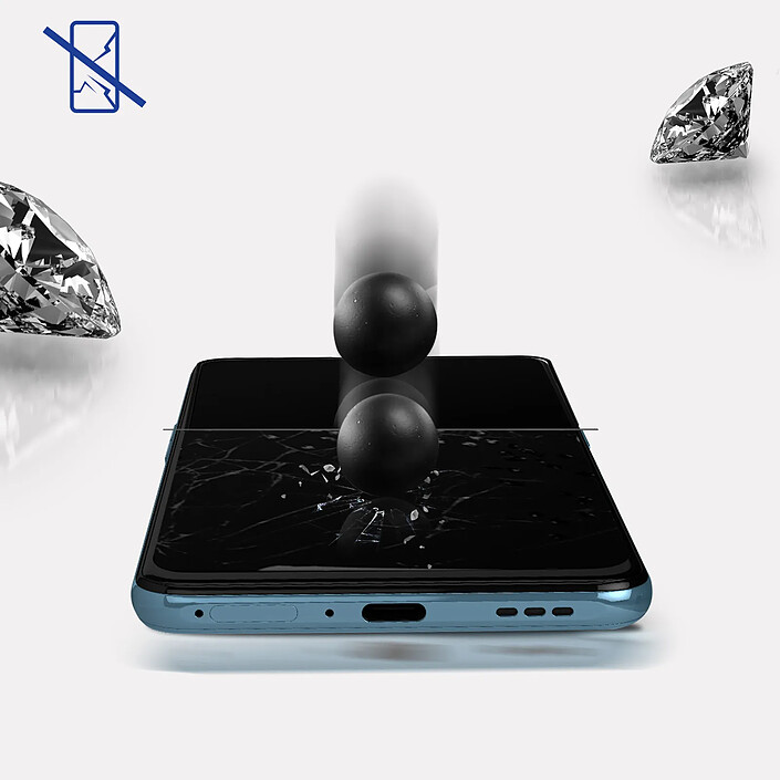 3mk Film Oppo Find X3 Lite Verre Trempé 9h Biseauté Hardglass Max Lite 3mk Noir pas cher