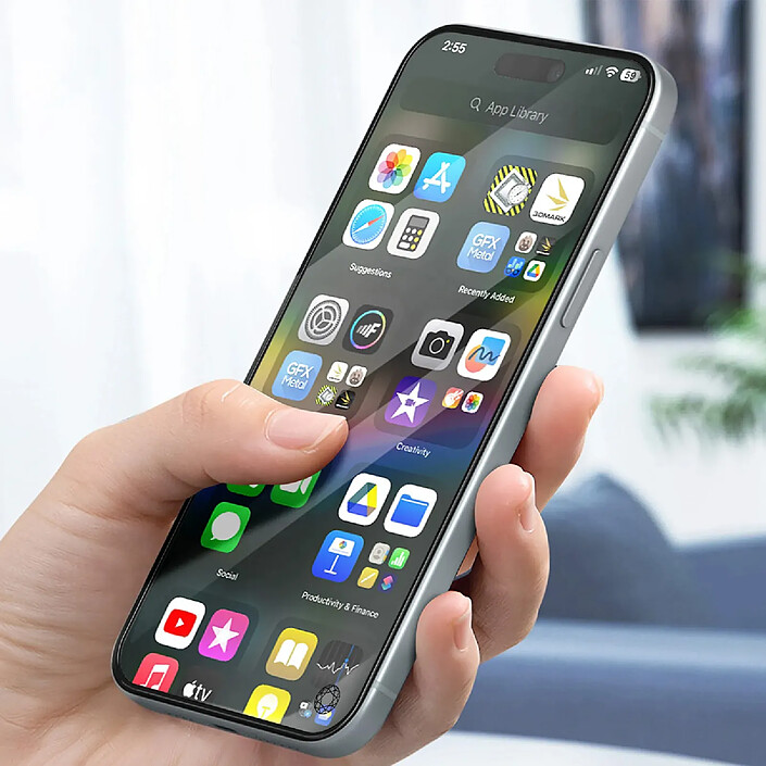 Avis Force Glass Protection d'écran pour iPhone 15 en Verre Organique 2.5D Original Transparent