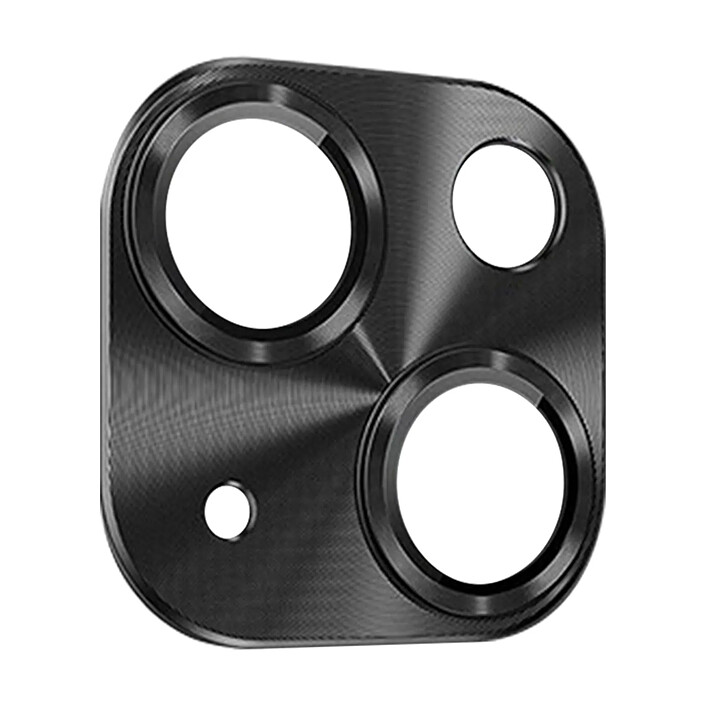 enkay Verre Trempé Caméra pour iPhone 15 et 15 Plus Cadre Alliage Aluminium Enkay Noir