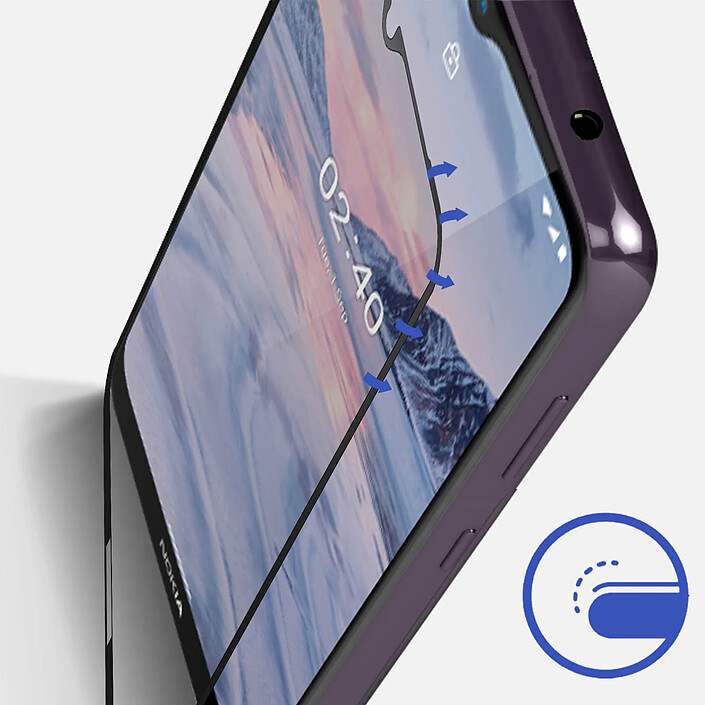 Acheter 3mk Film Nokia 2.4 Verre Trempé 9h Biseauté Hardglass Max Lite 3mk Noir