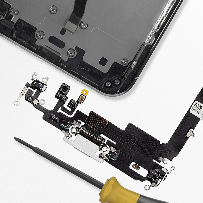 Acheter Clappio Connecteur de Charge pour iPhone 11 Pro Max, Port Lightning + Micro