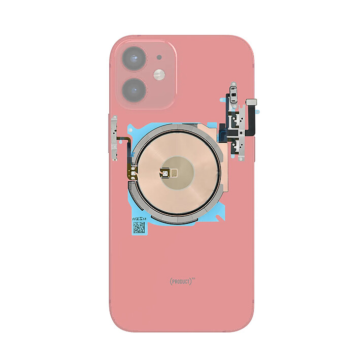 Acheter Clappio Nappe QI MagSafe iPhone 12 Mini Capteur NFC Boutons volume et allumage