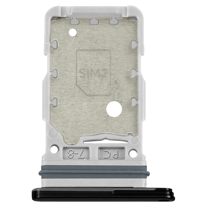 Samsung Tiroir Carte SIM pour Samsung Galaxy S23 Ultra Dual Nano SIM Original Gris