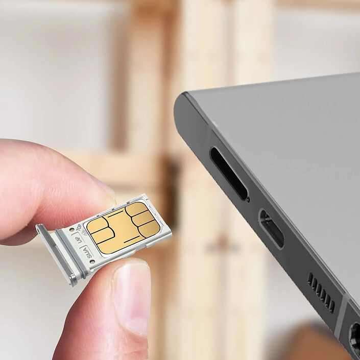 Avis Clappio Tiroir Carte SIM de Remplacement pour Samsung Galaxy S22 Ultra Blanc