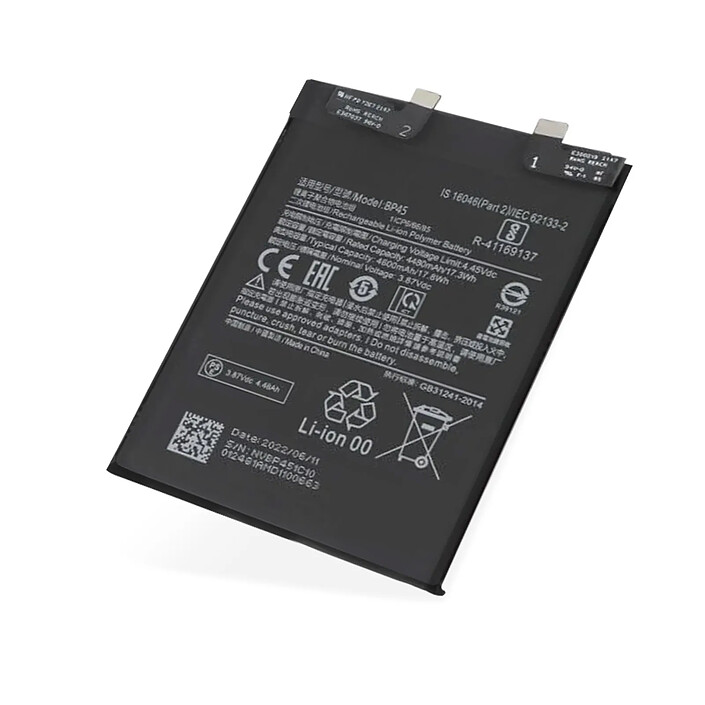 Acheter Clappio Batterie pour Xiaomi 12 Pro 4600mAh Remplace BP45