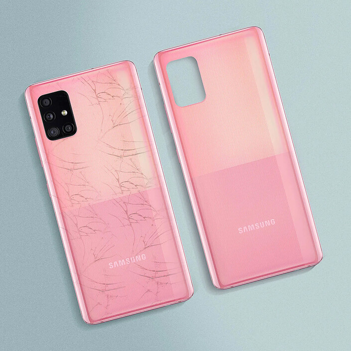 Avis Clappio Cache Batterie pour Samsung Galaxy A51 Façade Arrière