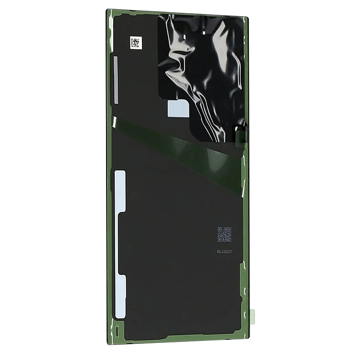 Acheter Clappio Vitre Arrière pour Samsung Galaxy S22 Ultra avec Lentille Caméra Noir