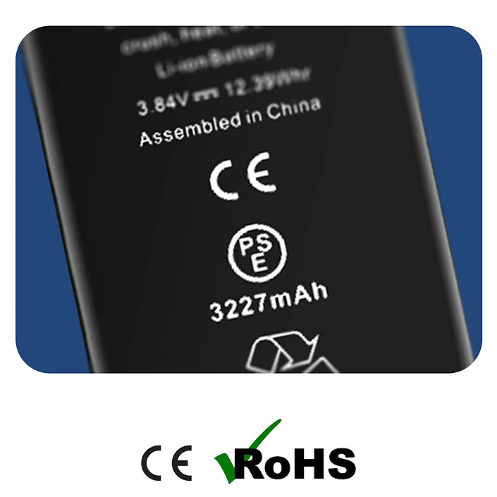 Acheter Clappio Batterie Sans BMS pour iPhone 13 Capacité 3227mAh