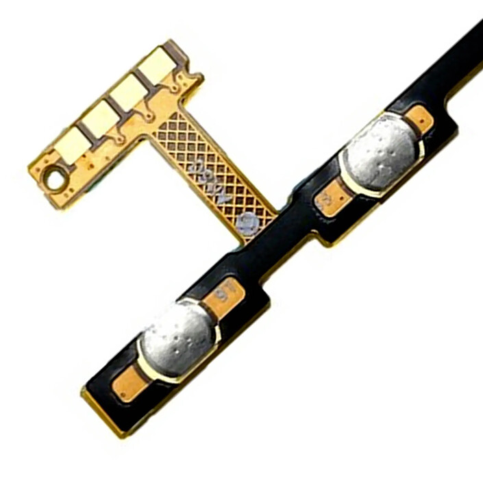 Clappio Nappe Bouton Power et Volume pour Samsung Galaxy A03 et A02s Original Noir