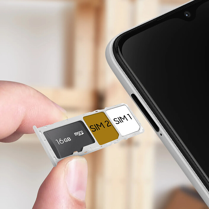 Avis Clappio Tiroir Carte SIM de Remplacement Samsung Galaxy A22 5G blanc