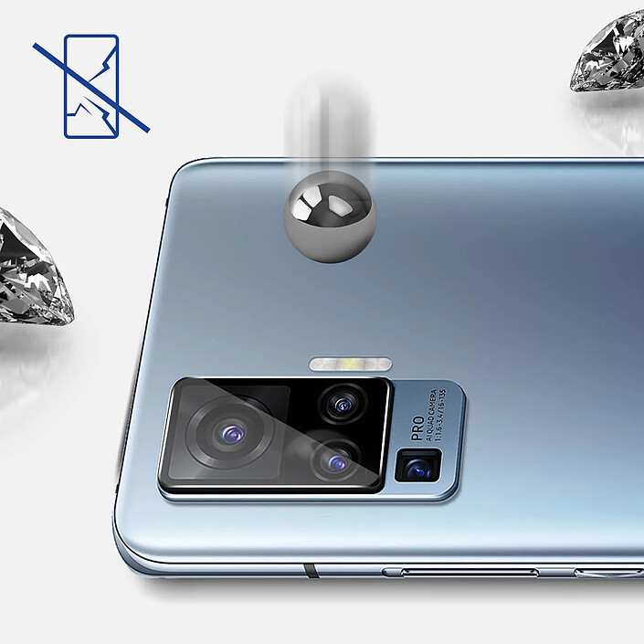 3mk Lot de 4 Verres Flexibles pour Caméra de Vivo X51 5G Incassable 6H 0.16mm Transparent pas cher