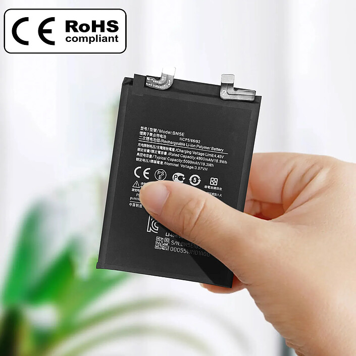 Acheter Clappio Batterie Interne pour Xiaomi Poco X4 Pro 5G 5000mAh Compatible Remplace BN5E
