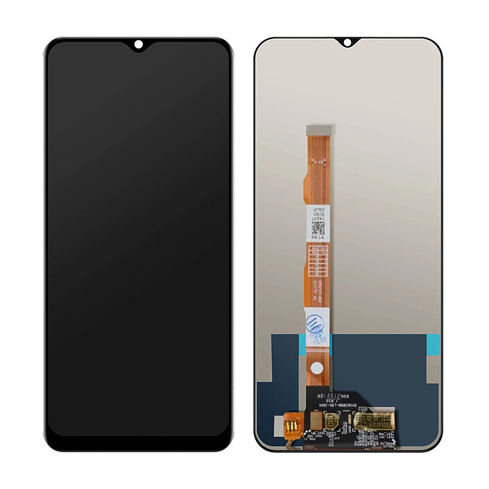 Clappio Bloc Complet pour Vivo Y21 Écran LCD Vitre Tactile Compatible Noir