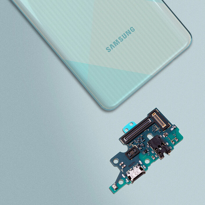 Clappio Connecteur de Charge Samsung Galaxy A71 USB type C Micro et Jack 3.5mm pas cher