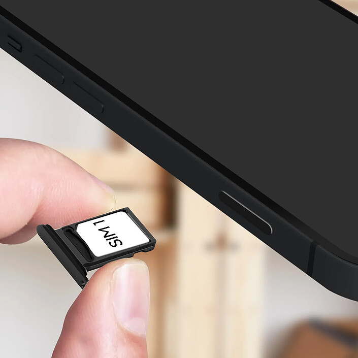 Avis Clappio Tiroir Carte SIM de Remplacement iPhone 13 Noir Minuit