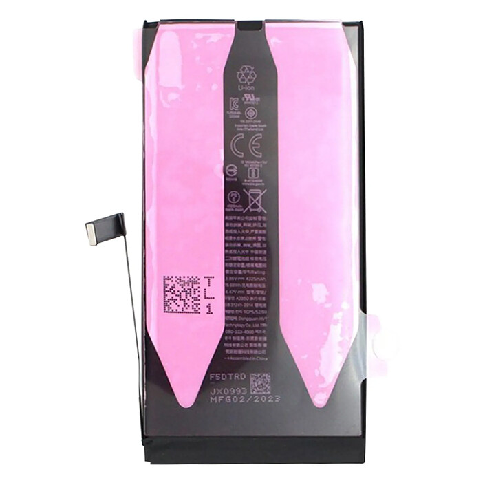 Clappio Batterie pour iPhone 14 Plus Capacité 4323mAh Compatible avec Adhésifs