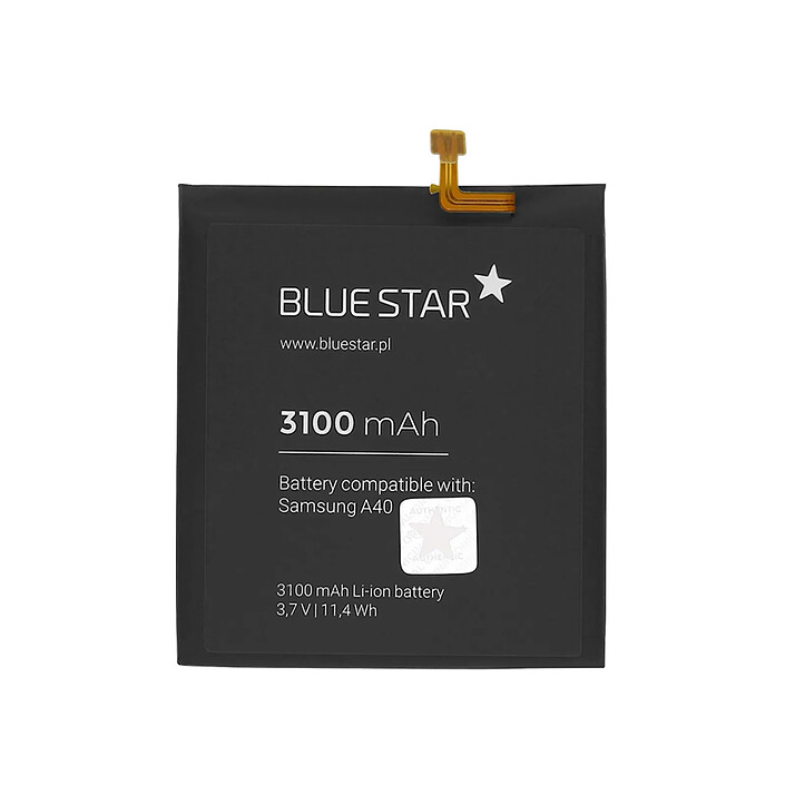 Blue Star Batterie pour Samsung Galaxy A40 3100mAh Li-Ion Noir