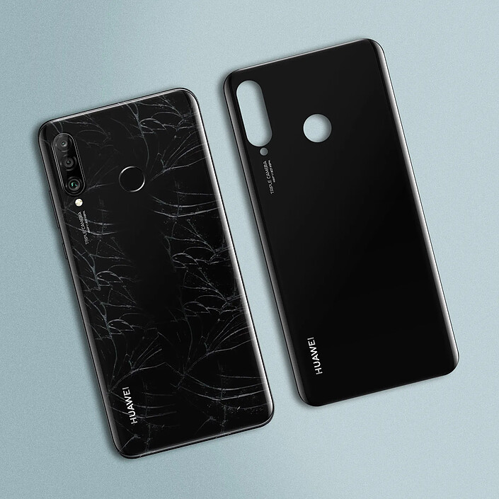 Avis Clappio Cache Batterie Huawei P30 Lite Façade Arrière de Remplacement Noir