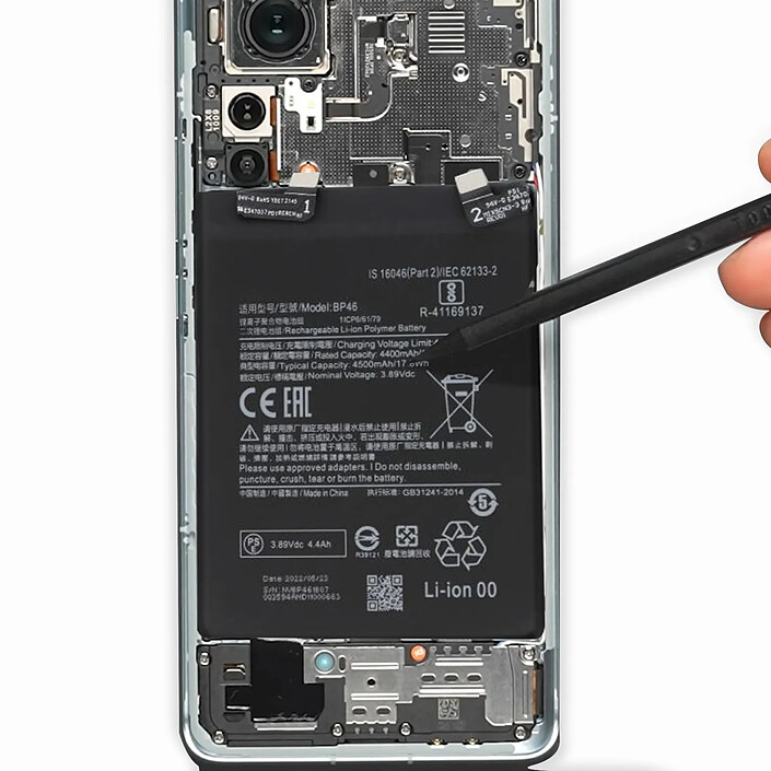 Avis Clappio Batterie Interne Xiaomi 12 4500mAh 100% Compatible Remplace BP46