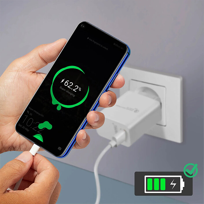 Avis Clappio Nappe de charge et Microphone pour Huawei Y6 2019 / Y6S / pour Honor 8A Micro-USB