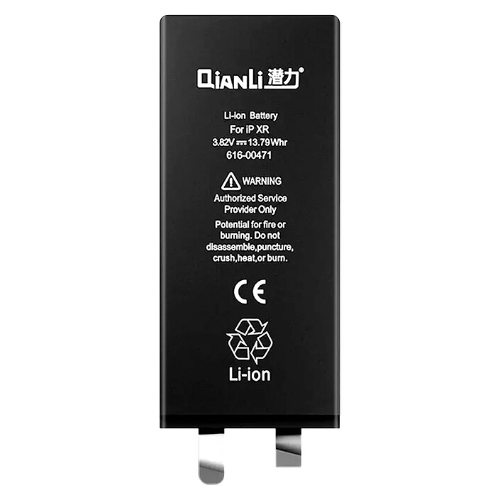 Clappio Batterie Sans BMS pour iPhone XR Capacité 2942mAh