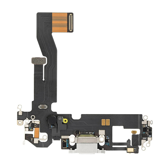 Clappio Connecteur de Charge Lightning iPhone 12 et 12 Pro de Remplacement - argent
