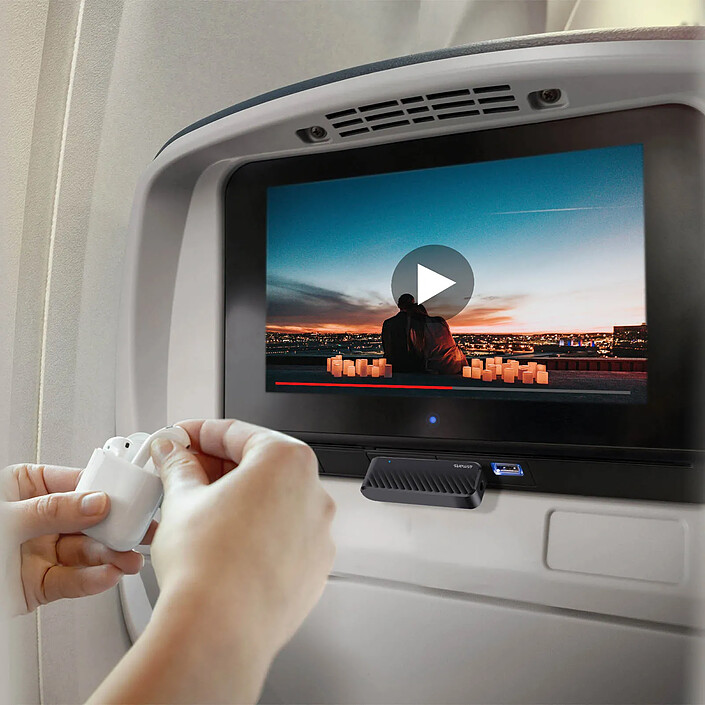 Avis 4smarts Transmetteur audio Bluetooth Double Jack 3.5mm rabattable Mode avion 4Smarts