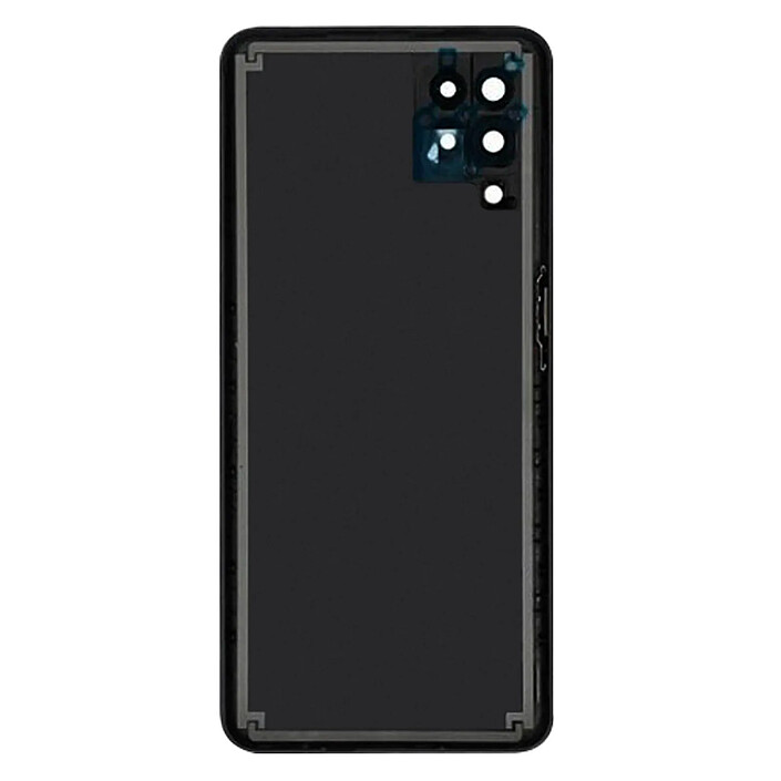 Acheter Clappio Cache Batterie Samsung Galaxy A12 Façade Arrière de Remplacement Noir