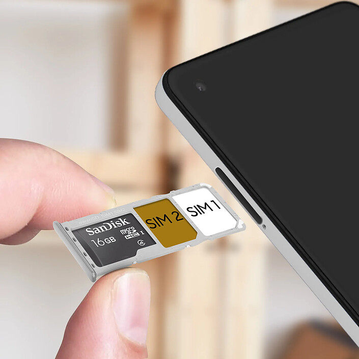 Avis Clappio Tiroir Carte SIM de Remplacement Samsung Galaxy A21s Blanc Prisme