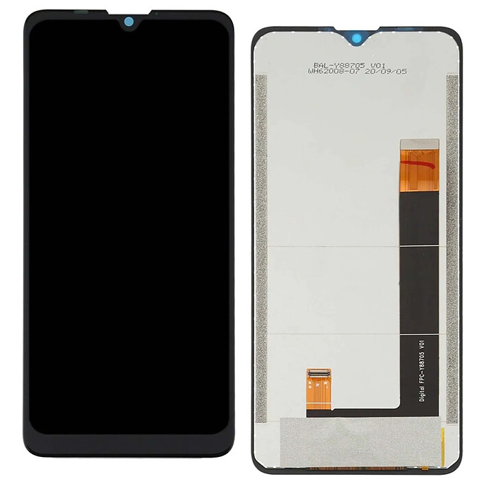 Clappio Bloc Complet pour Blackview A80 Écran LCD Vitre Tactile Compatible Noir