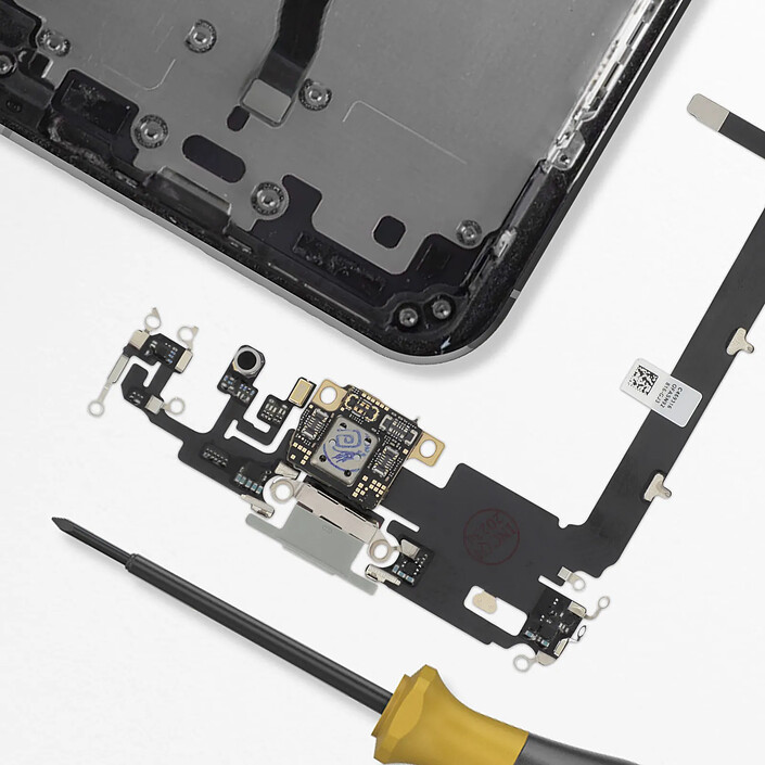 Clappio Connecteur de Charge pour iPhone 11 Pro Max, Port Lightning + Micro pas cher