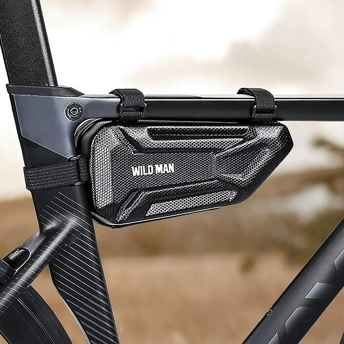 Acheter Wildman Sacoche Vélo Étanche 1.5L Revêtement Antichoc Fixations Scratch XT4 Noir