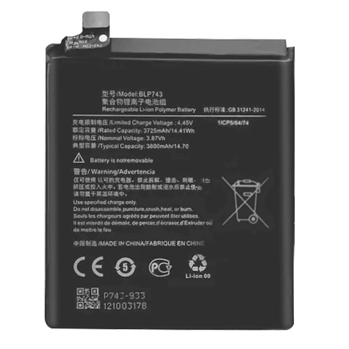 Clappio Batterie pour Oneplus 7T 3800mAh Remplace 1031100010